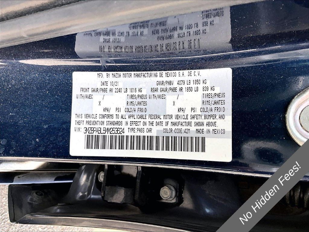 Used 2021 MAZDA MAZDA3 s FWD image 23