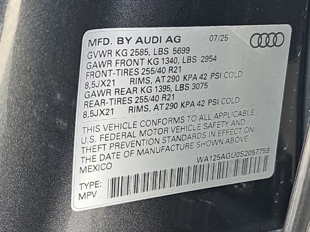 Used 2025 Audi SQ5 Premium Plus w/ Premium Plus Package AWD/4WD image 38
