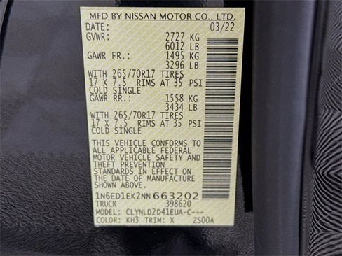 Certified 2022 Nissan Frontier PRO-4X image 32