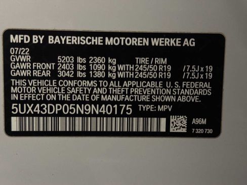 Used 2022 BMW X3 sDrive30i w/ Premium Package 2 image 22