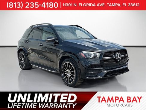 Used 2021 Mercedes-Benz GLE 350 4MATIC w/ AMG Line Exterior image 1