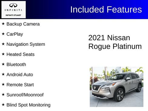 Used 2021 Nissan Rogue Platinum FWD image 2
