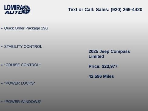 Used 2025 Jeep Compass Limited AWD/4WD image 6