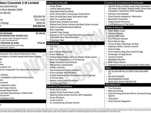 Used 2016 Subaru Crosstrek 2.0i Limited image 7