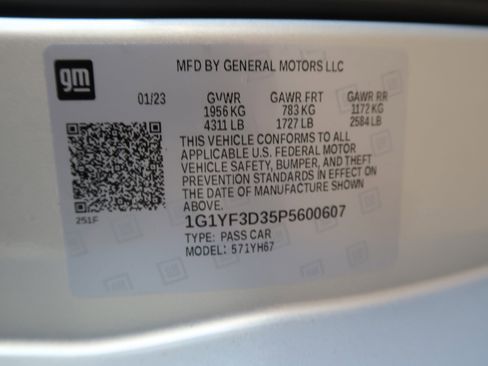 Used 2023 Chevrolet Corvette Z06 w/ Battery Protection Package RWD image 44