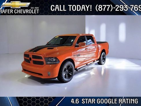 Used 2017 RAM 1500 Sport w/ Ignition Orange Sport Package image 1