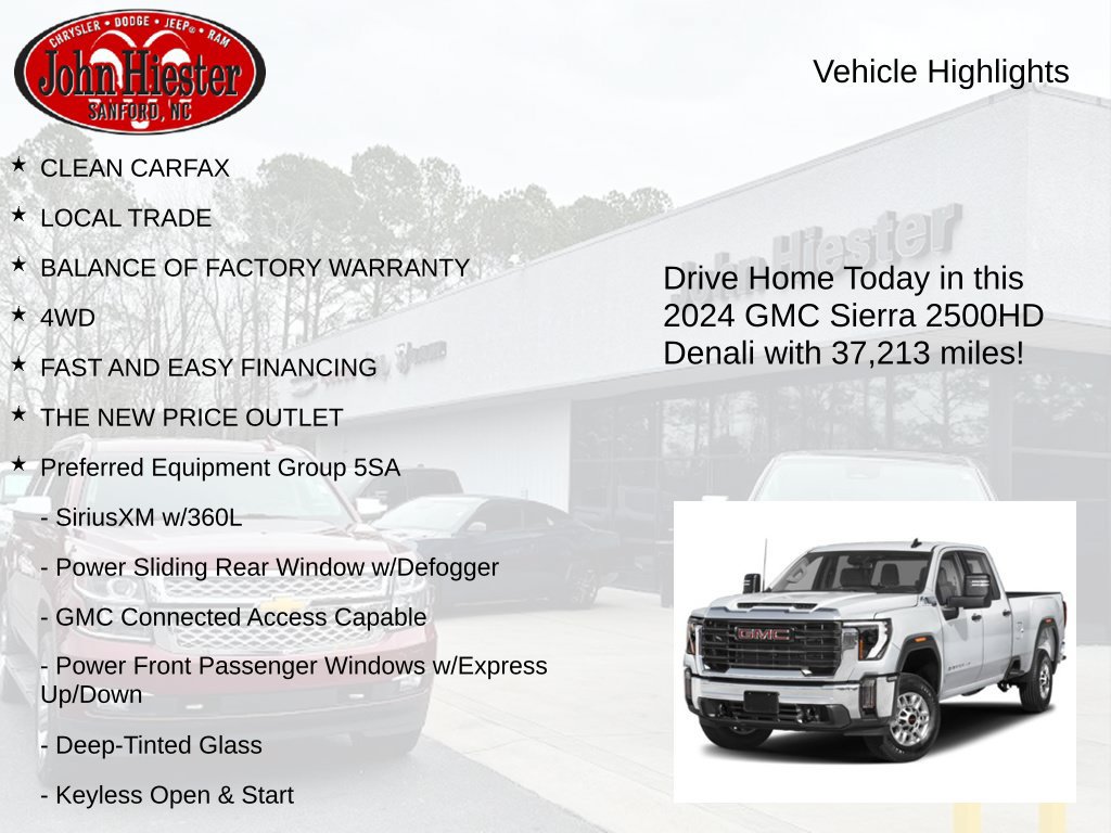 Used 2024 GMC Sierra 2500 Denali w/ Denali Reserve Package AWD/4WD image 3