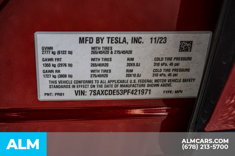 Used 2023 Tesla Model X AWD/4WD image 56
