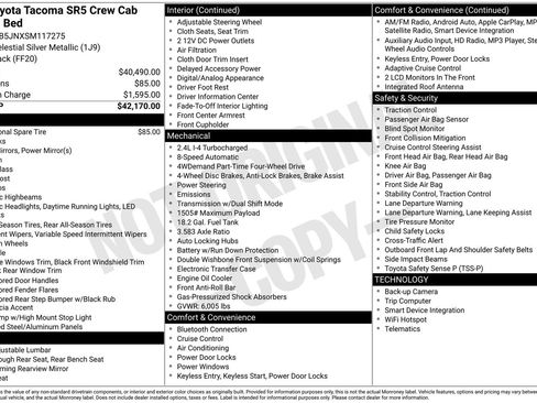 Used 2025 Toyota Tacoma SR5 AWD/4WD image 32