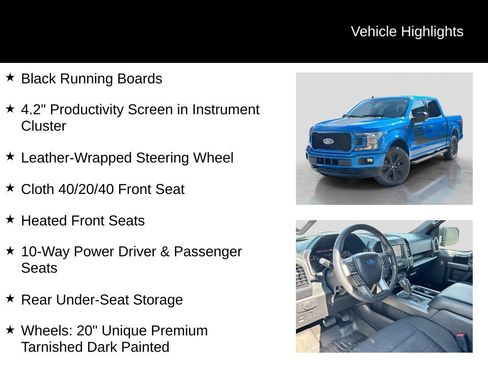 Used 2020 Ford F150 XLT w/ Equipment Group 302A Luxury AWD/4WD image 31