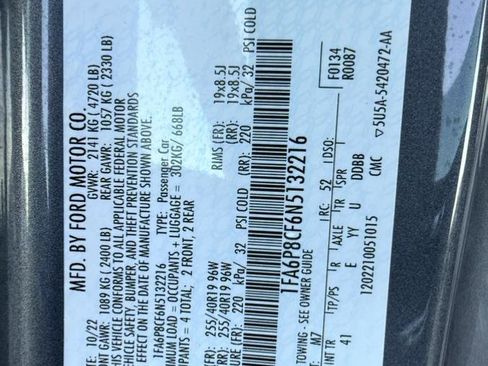 Used 2022 Ford Mustang GT Premium w/ Black Accent Package image 30