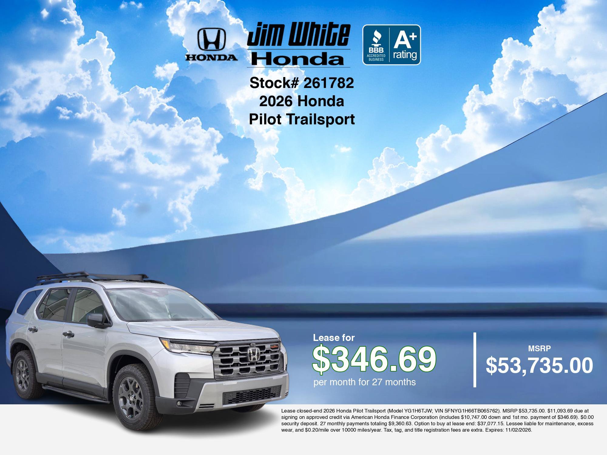 New 2026 Honda Pilot TrailSport image 5