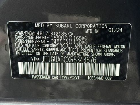 Used 2024 Subaru Impreza 2.0i AWD/4WD image 25