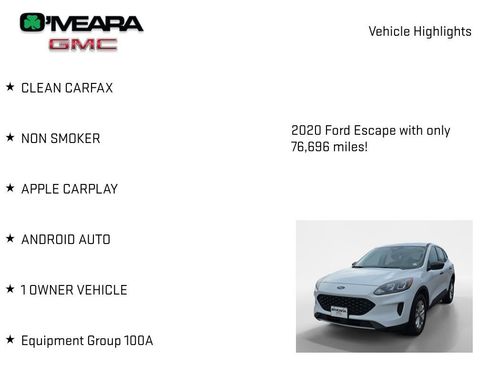 Used 2020 Ford Escape S image 7