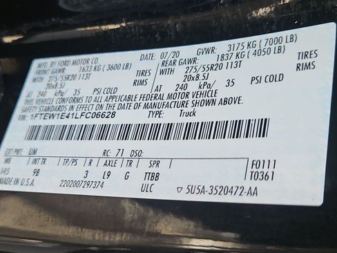 Used 2020 Ford F150 Platinum w/ Equipment Group 701A Luxury AWD/4WD image 25