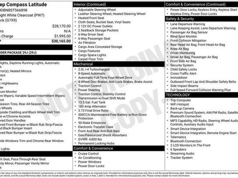 Used 2025 Jeep Compass Latitude AWD/4WD image 2
