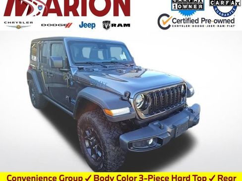 Used 2025 Jeep Wrangler Unlimited Sport S 4xe AWD/4WD image 1