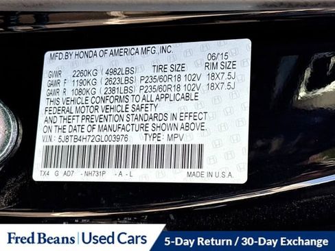 Used 2016 Acura RDX AWD w/ Advance Package image 35