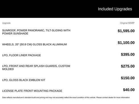 Used 2025 Chevrolet Blazer LT w/ LPO, Floor Liner Package image 6