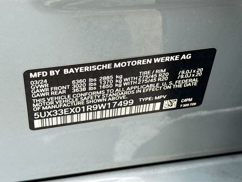 Used 2024 BMW X6 xDrive40i w/ Premium Package AWD/4WD image 44