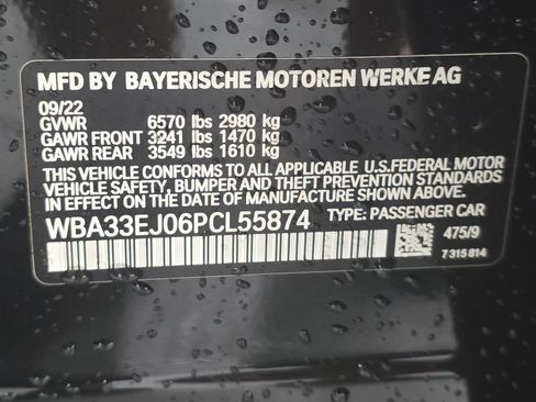 Certified 2023 BMW 760i xDrive AWD/4WD image 26