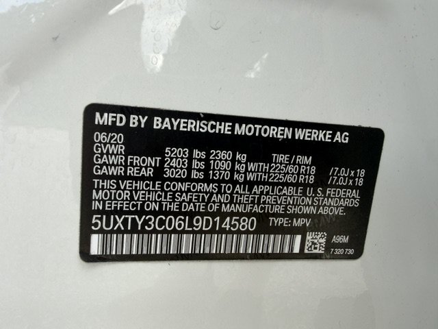 Used 2020 BMW X3 sDrive30i w/ Convenience Package RWD image 19