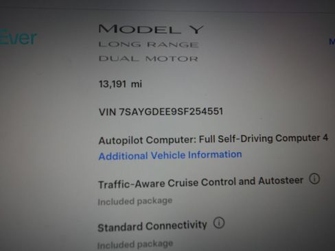 Used 2025 Tesla Model Y Long Range AWD/4WD image 7