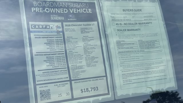 Used 2020 Chevrolet Equinox LT w/ Driver Convenience Package AWD/4WD image 27