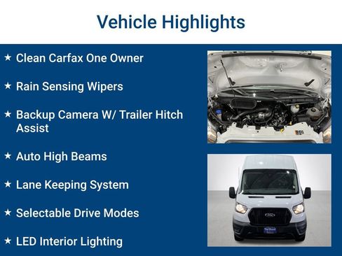 Used 2023 Ford Transit 250 148 High Roof Extended AWD image 3