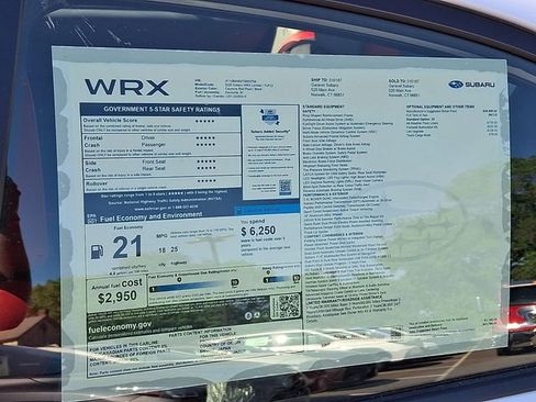 New 2026 Subaru WRX Limited AWD/4WD image 23