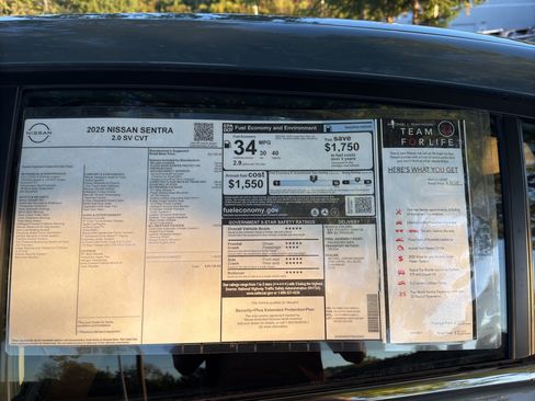 New 2025 Nissan Sentra SV image 12