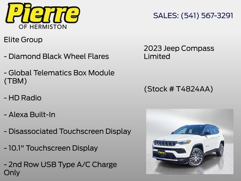 Used 2023 Jeep Compass Limited w/ Elite Group AWD/4WD image 18