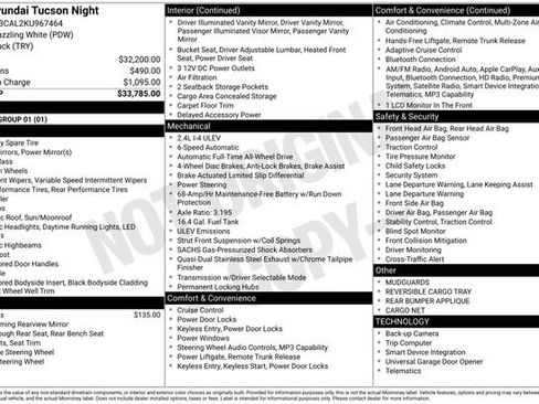 Used 2019 Hyundai Tucson Night AWD/4WD image 42