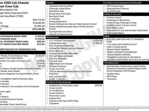 New 2024 RAM 3500 Tradesman w/ Chrome Appearance Group AWD/4WD image 6