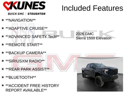 New 2026 GMC Sierra 1500 Elevation w/ Elevation Premium Package