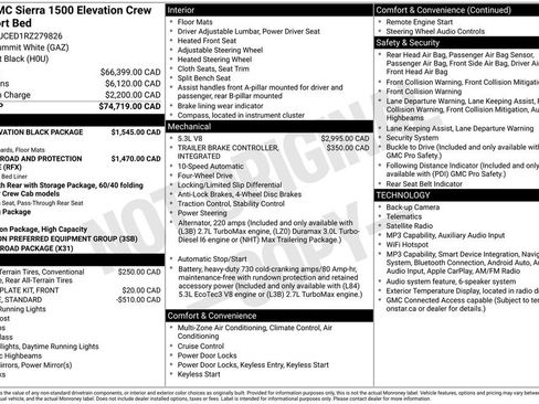 Used 2024 GMC Sierra 1500 Elevation w/ LPO, Elevation Black Package AWD/4WD image 29