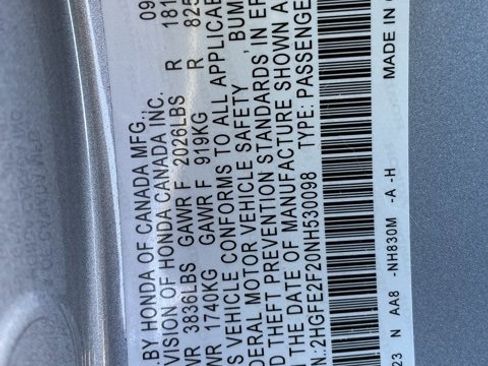 Used 2022 Honda Civic LX image 24