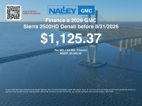 New 2026 GMC Sierra 2500 Denali w/ Denali Reserve Package AWD/4WD image 7