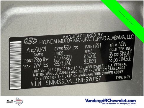 Used 2022 Hyundai Santa Fe Calligraphy w/ Cargo Package AWD/4WD image 27