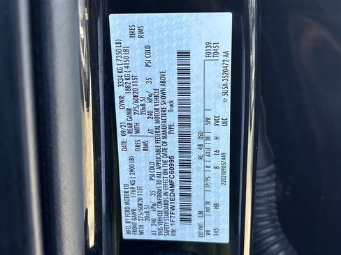 Used 2021 Ford F150 Lariat w/ Equipment Group 502A High image 35