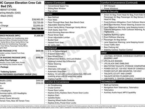 New 2026 GMC Canyon Elevation w/ Convenience Package RWD image 5
