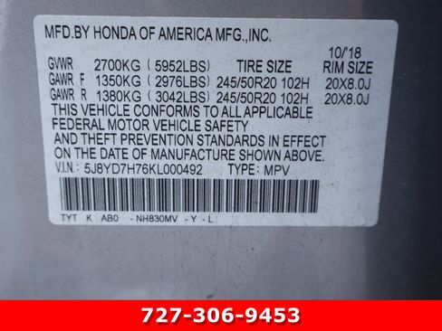 Used 2019 Acura MDX Sport Hybrid w/ Advance Pkg AWD/4WD image 28