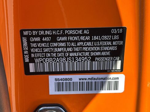 Used 2018 Porsche 911 Targa 4 GTS image 46