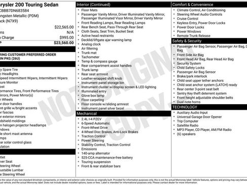 Used 2013 Chrysler 200 Touring FWD image 2