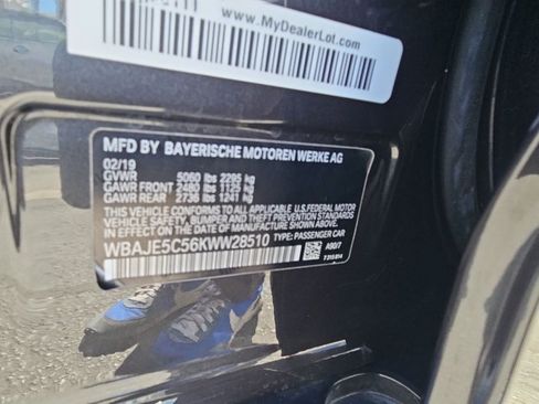 Used 2019 BMW 540i w/ M Sport Package RWD image 26