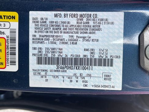 Used 2019 Ford Fusion SE FWD image 30