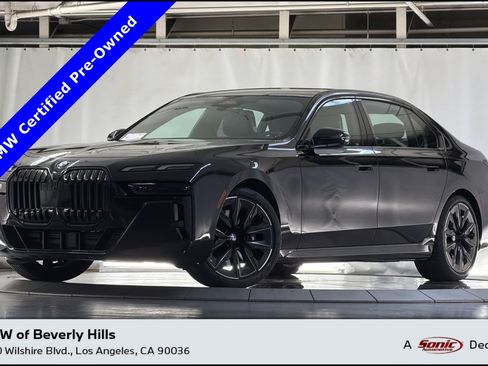 Used 2023 BMW 740i w/ Parking Assistance Package RWD image 1