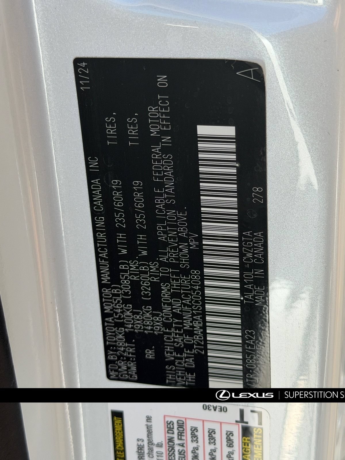 Certified 2025 Lexus RX 350 FWD image 32
