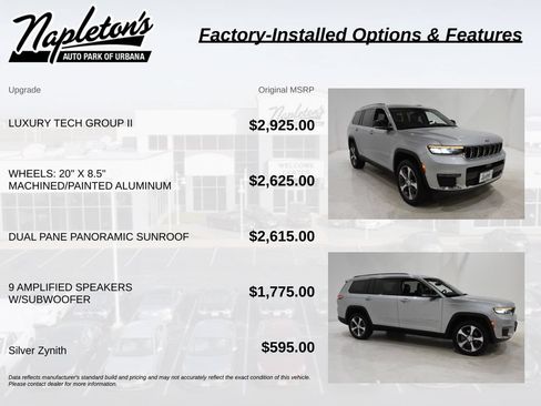 Used 2023 Jeep Grand Cherokee L Limited w/ Luxury Tech Group II AWD/4WD image 4