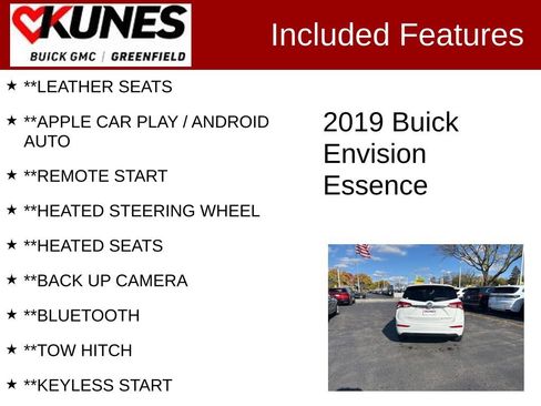 Used 2019 Buick Envision Essence image 2